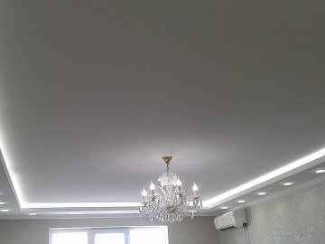 Тканевые натяжные потолки фото